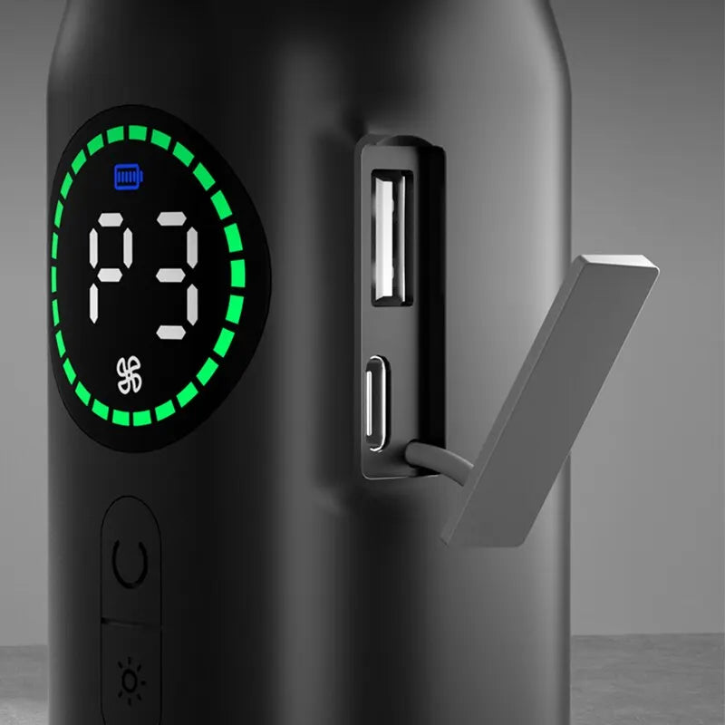 Powerful 7500mAh Wireless Portable Air Duster - 2-in-1 Inflatable Blower for Effortless Cleaning of Keyboards and Computers